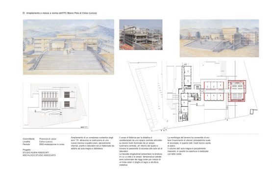 Extension of a school complex – Colico